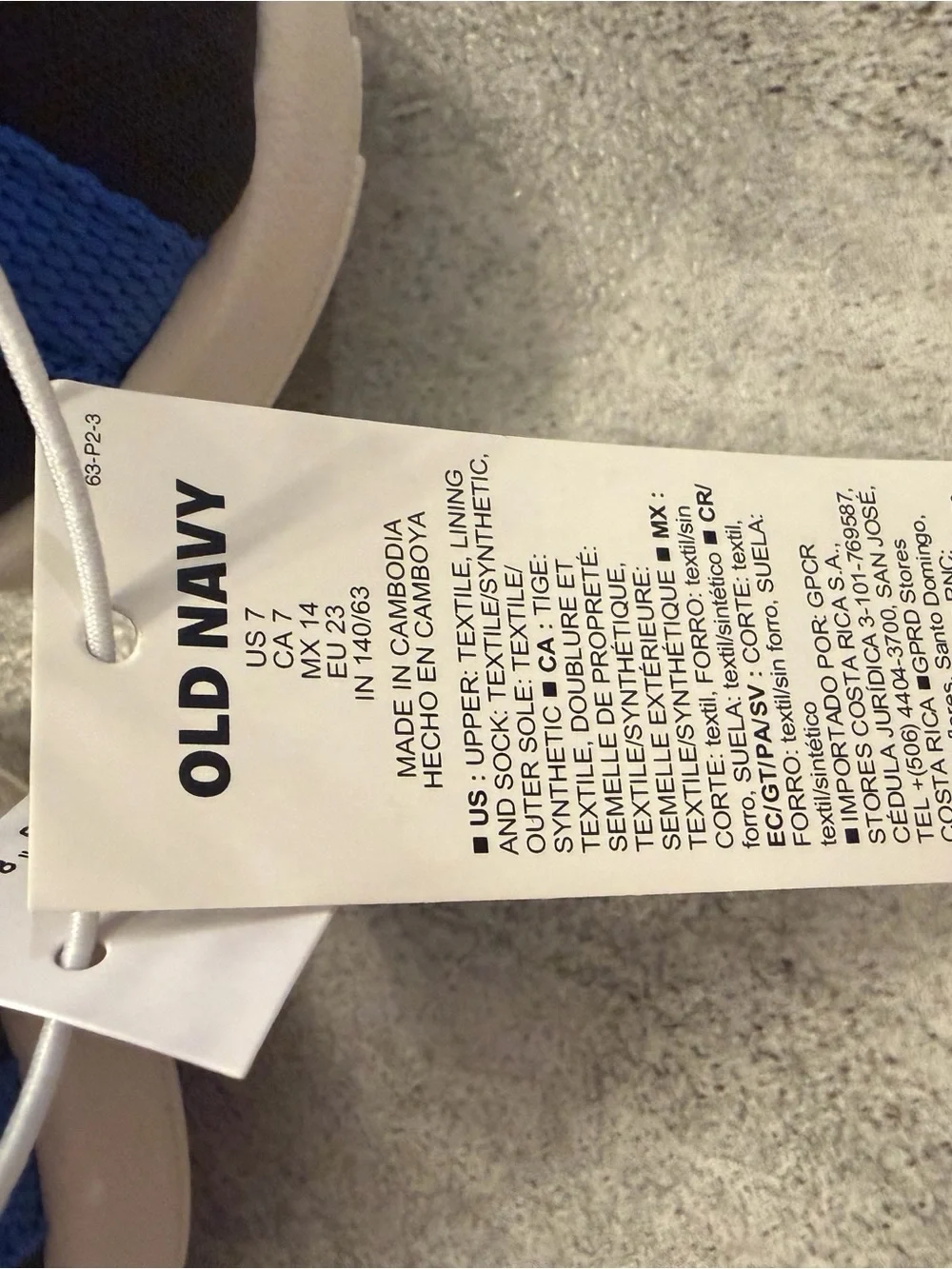 Old Navy Blue and Black Kids' Athletic Sandals